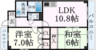 ガーデンハイツの物件間取画像